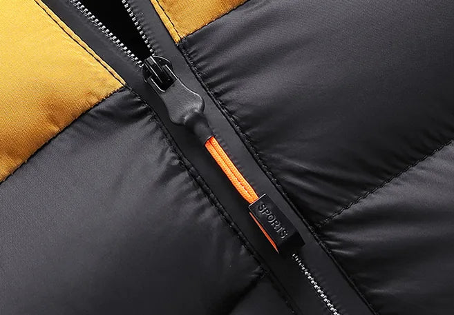 Thermo Winterjacke mit Kapuze für Herren