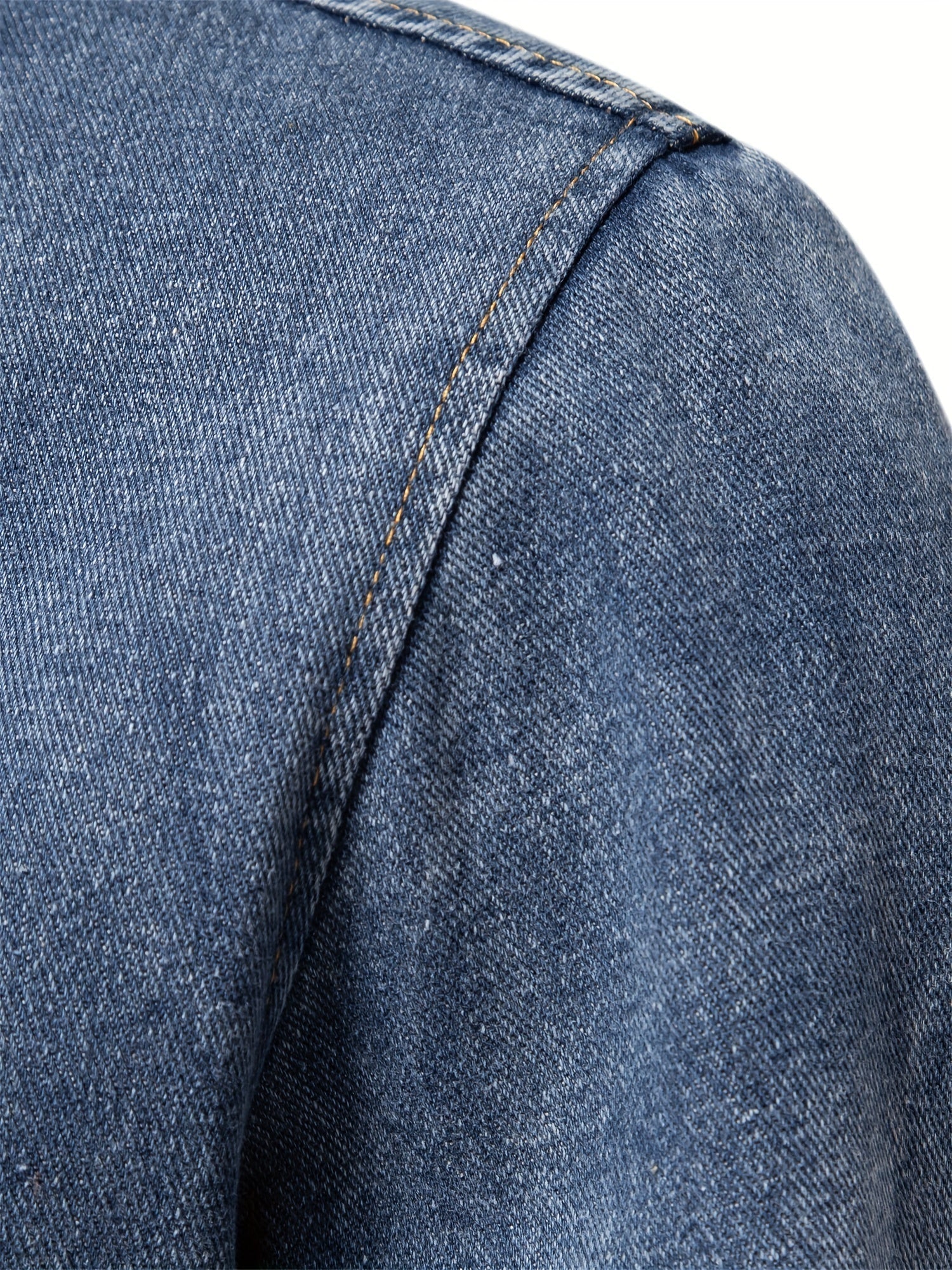 Denim Fleece Jacke für Herren