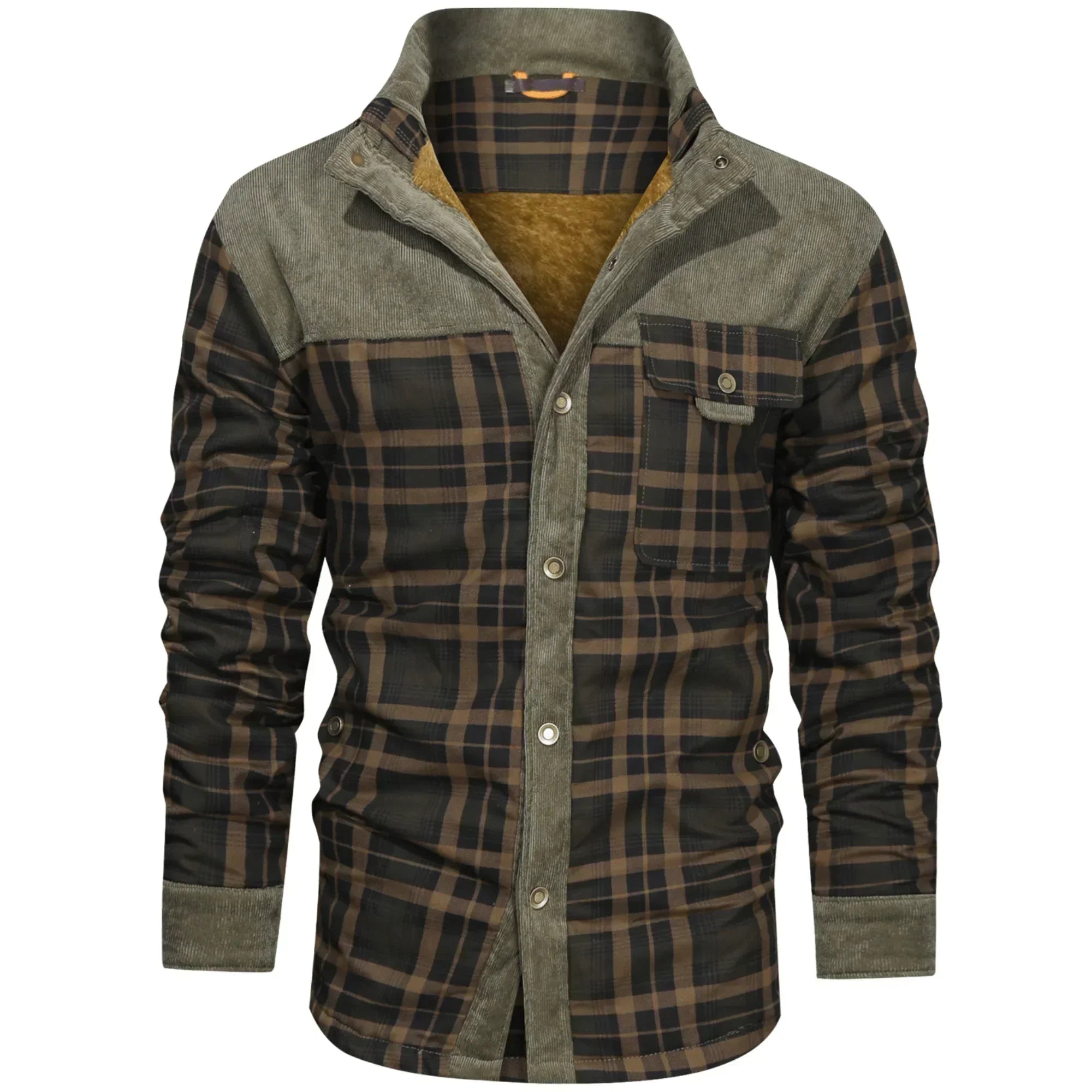 Callum – Gefütterte Woven-Warme Flanelljacke für Herren