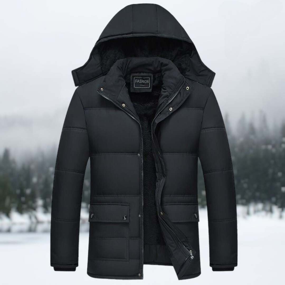 Zwarte Gewatteerde Winterjacke - Hugo