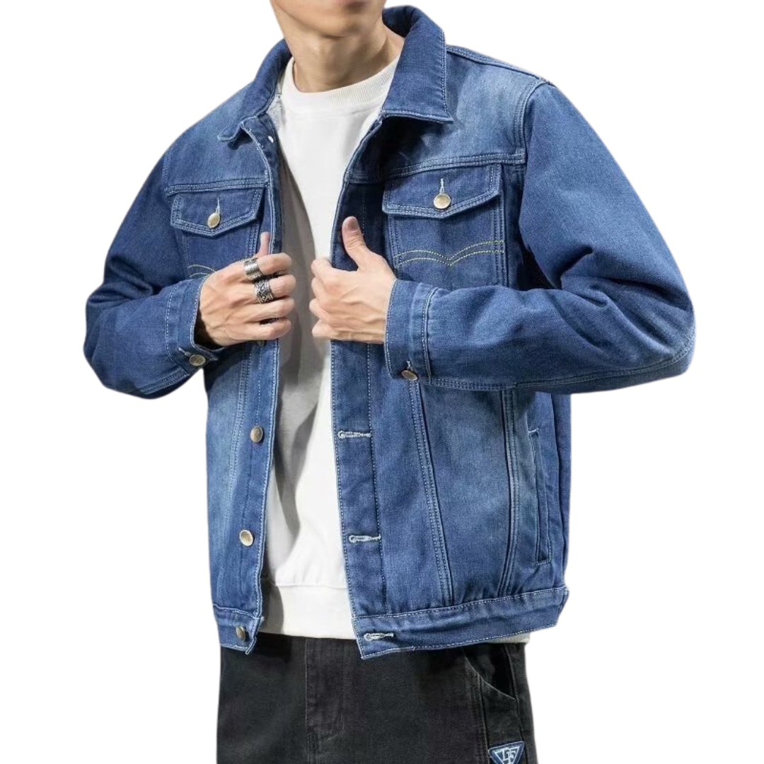 Mode - Winter Herren Denim Jacke