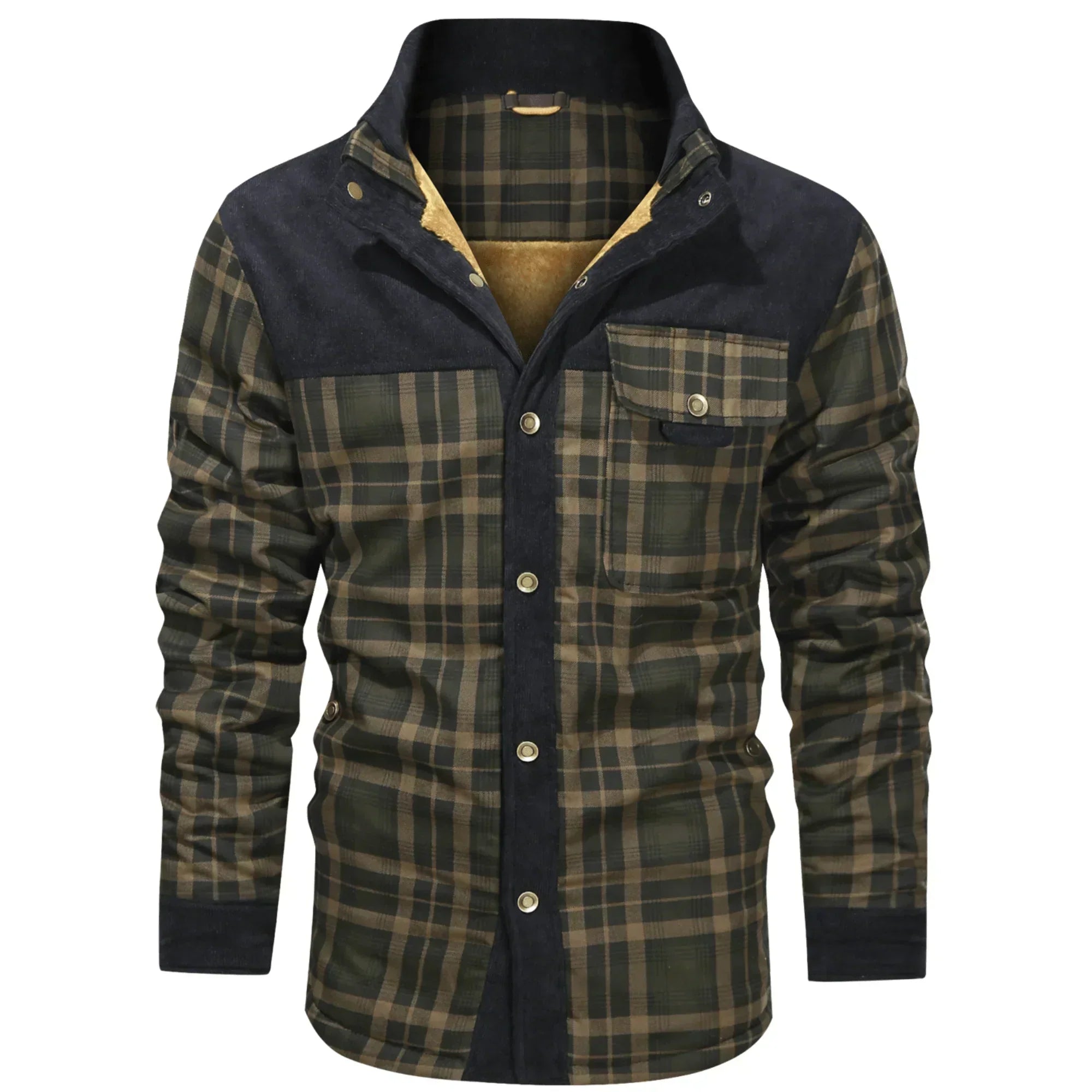 Callum – Gefütterte Woven-Warme Flanelljacke für Herren