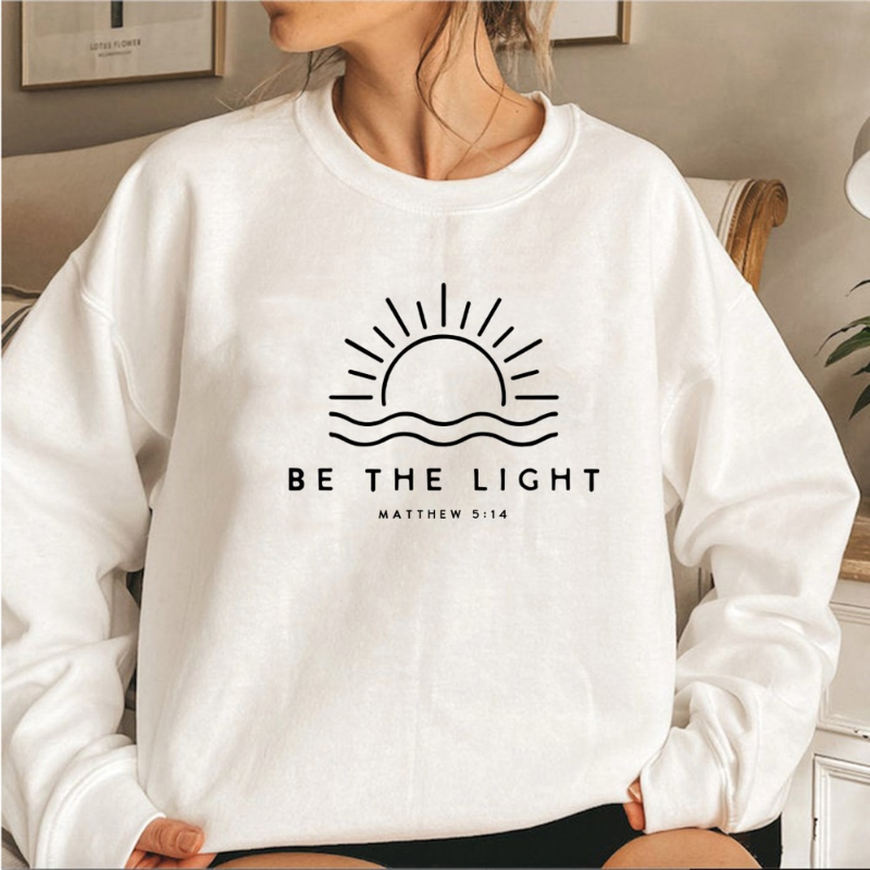 Zara - Stilvoller und Komfortabler Winterpullover "Be The Light" für Damen