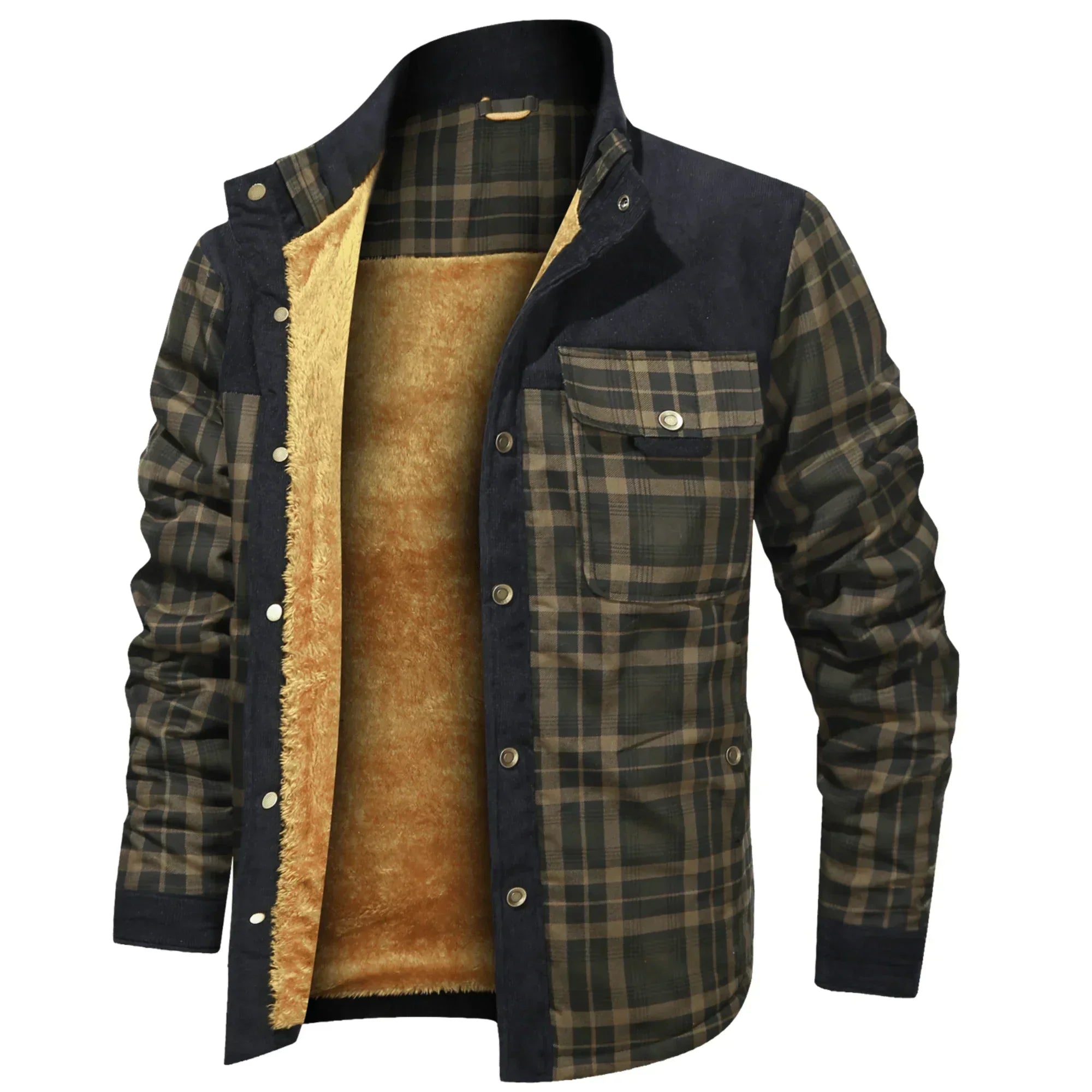 Callum – Gefütterte Woven-Warme Flanelljacke für Herren