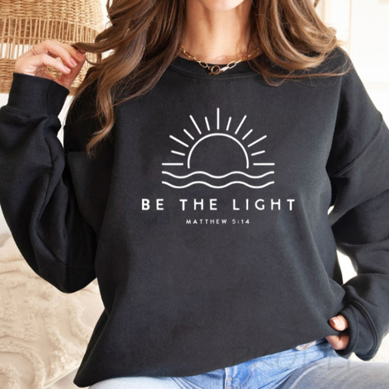 Zara - Stilvoller und Komfortabler Winterpullover "Be The Light" für Damen