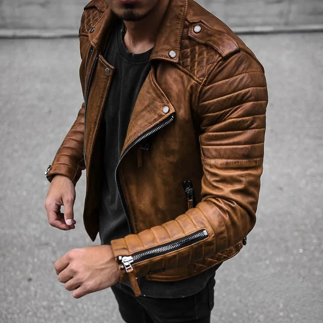 Stylische Lederjacke für Herren