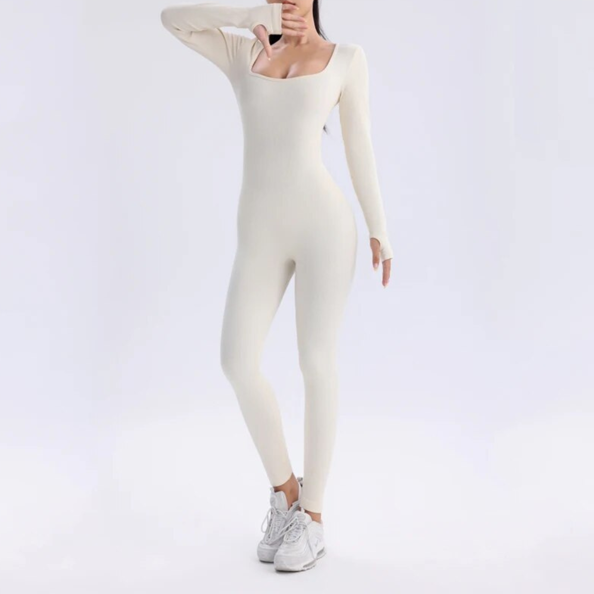 Madeline - Langärmliger Sport-Jumpsuit Für Damen