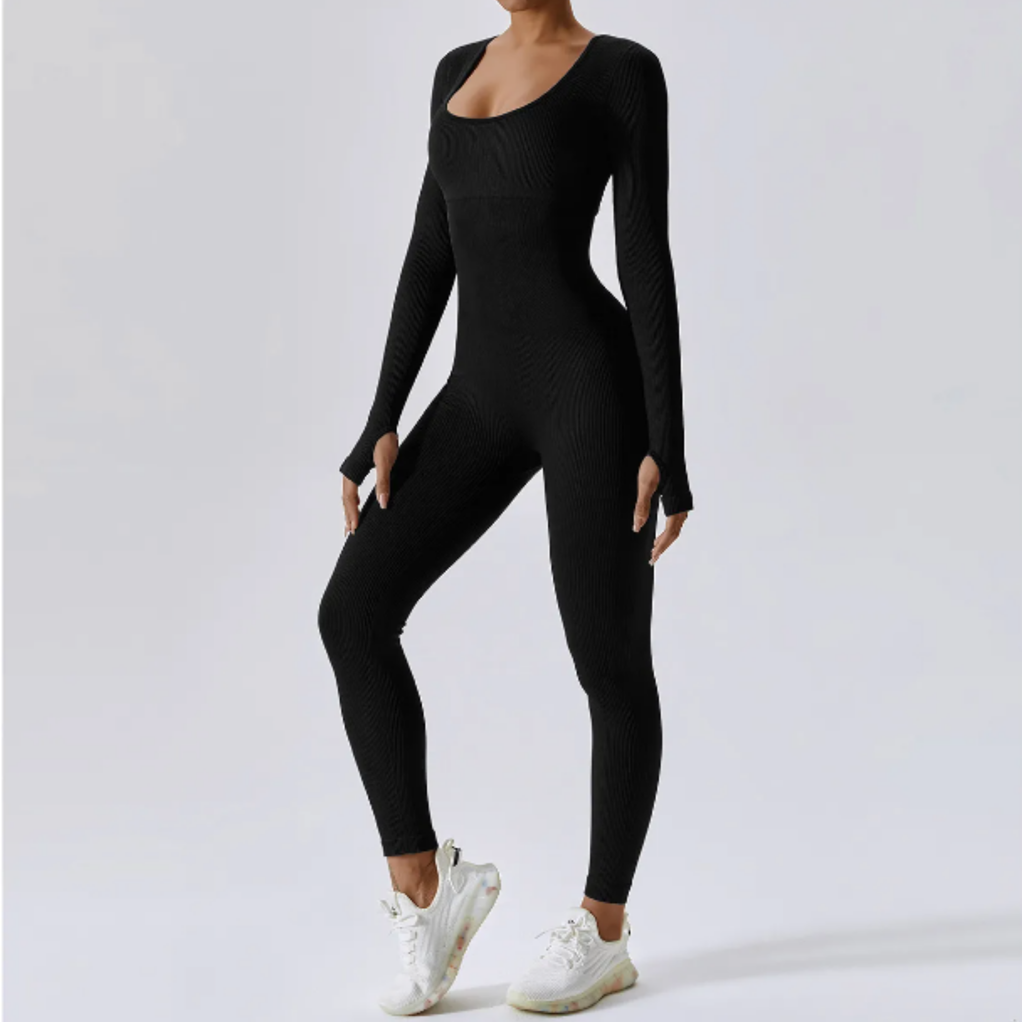 Madeline - Langärmliger Sport-Jumpsuit Für Damen