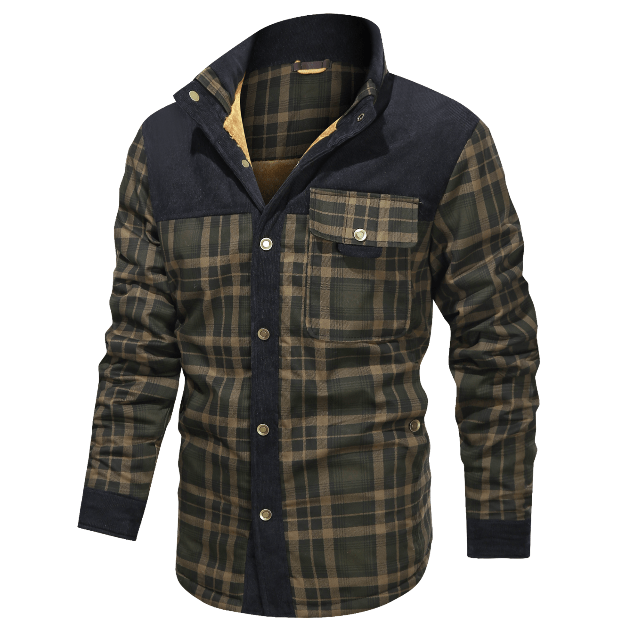 Flanell Winterjacke für Herren