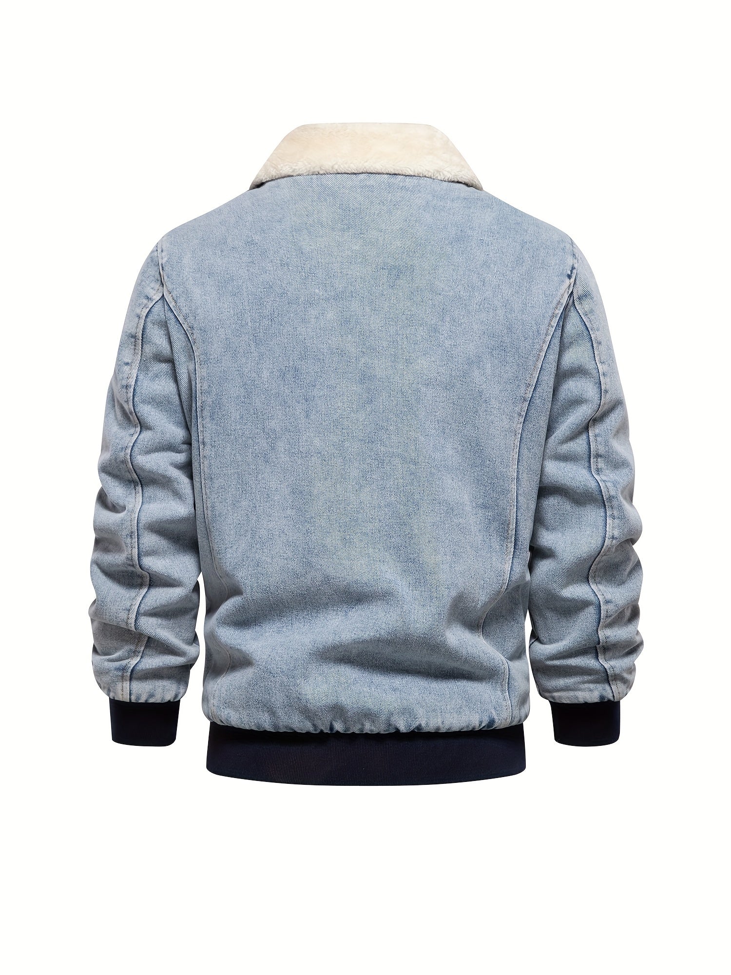 Denim Fleece Jacke für Herren