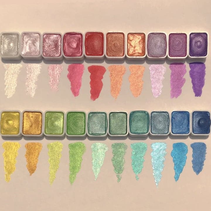 Mehrfarbiges Aquarellfarben-Set – ColorCrafter