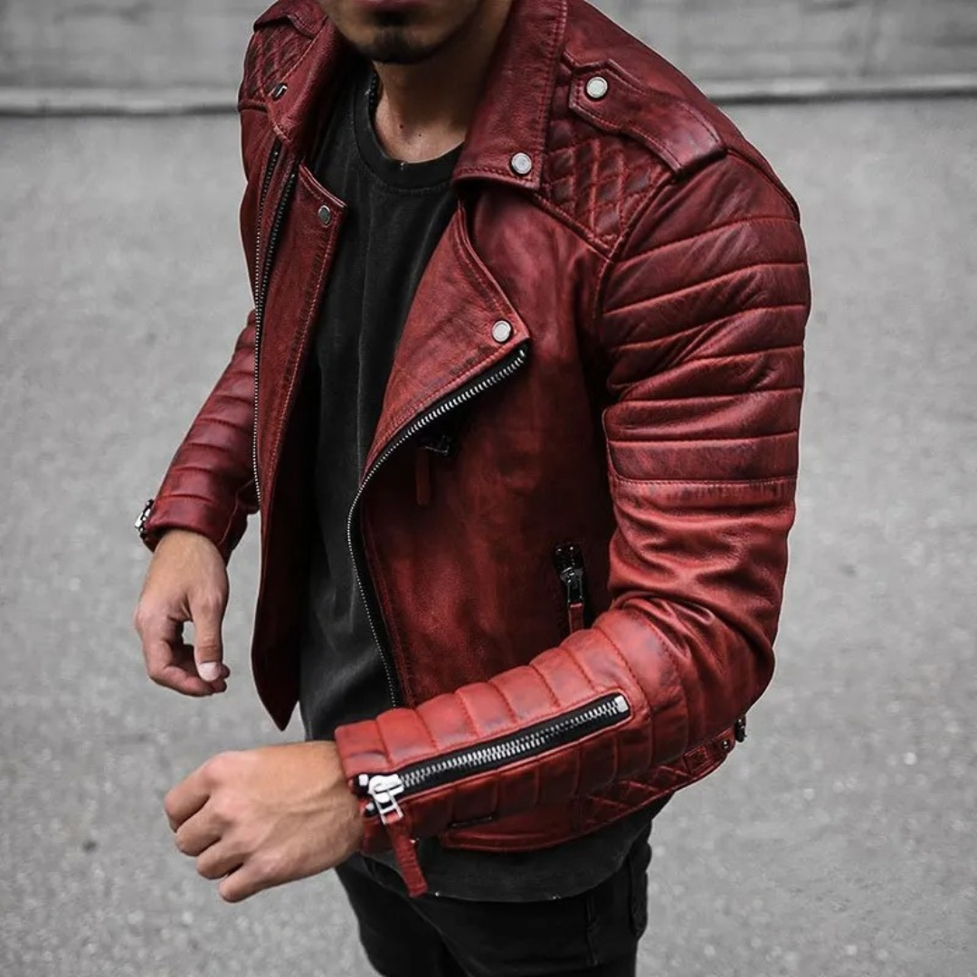 Stylische Lederjacke für Herren