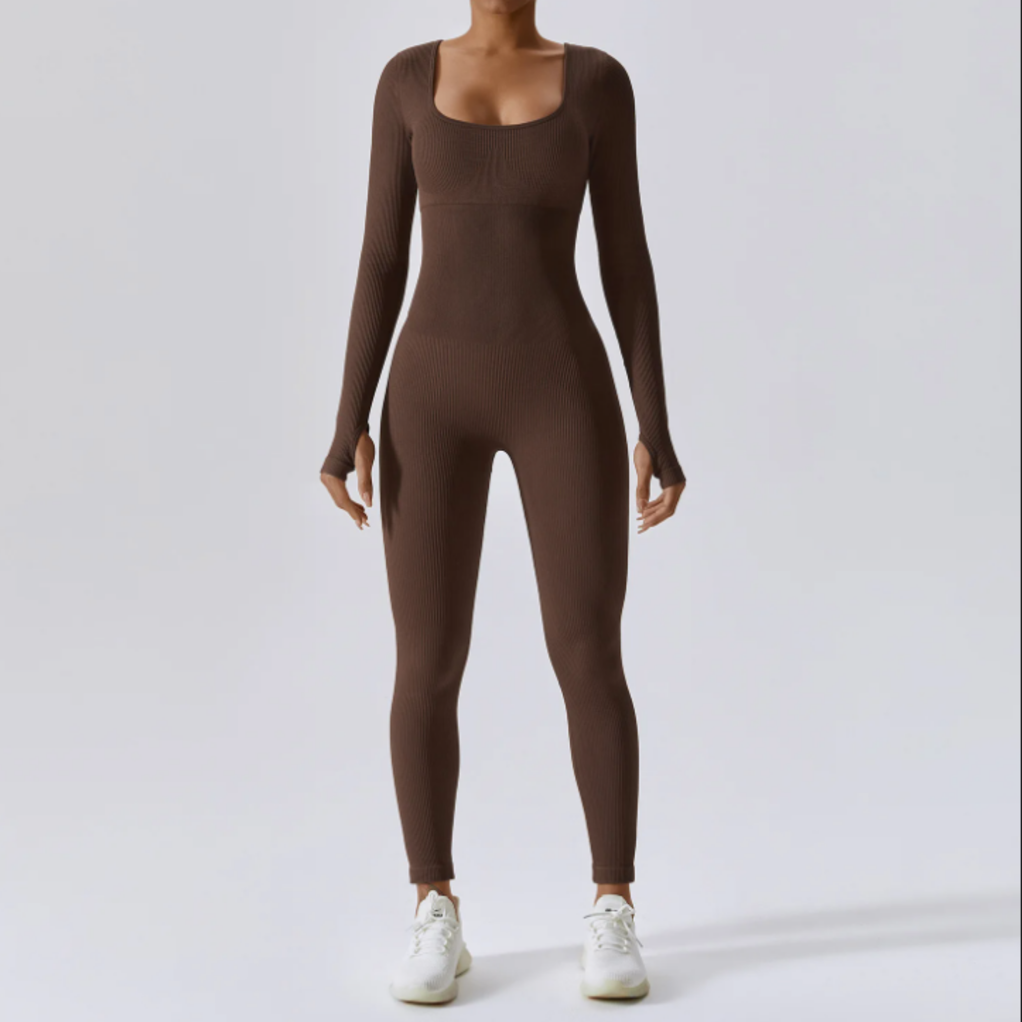 Madeline - Langärmliger Sport-Jumpsuit Für Damen