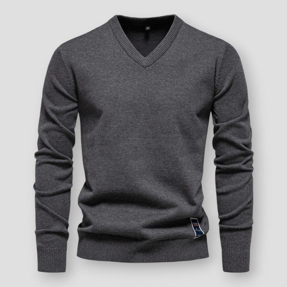 Maverick - Klassischer Herbst- und Winter-Strickpullover für Herren