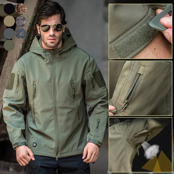 Engelbert Herren Softshell Militärjacke