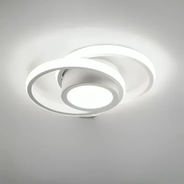 Moderne LED-Deckenleuchte mit Doppelring-Design – Twilight Rings