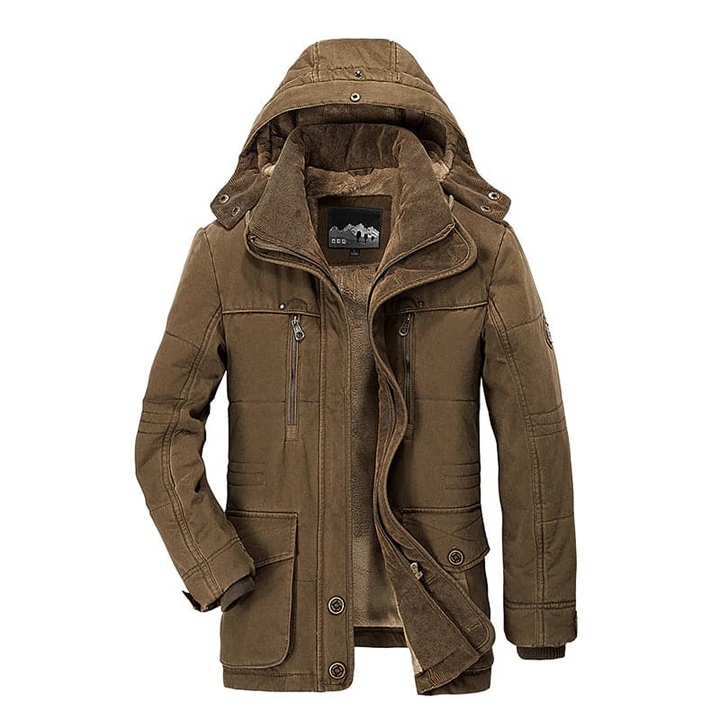 Komfortable Herren Winterjacke mit mehreren Taschen - Max