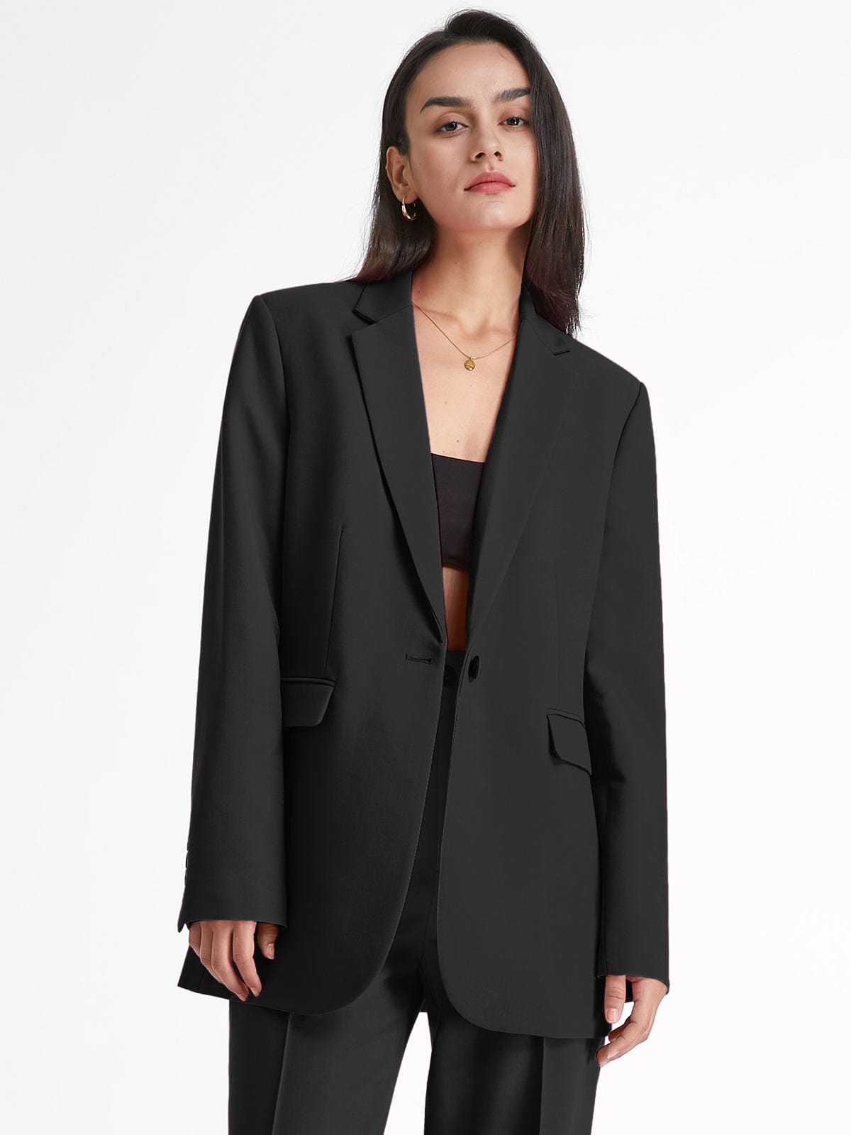 Maja | Schicke Oversized Blazer in Einfarbig