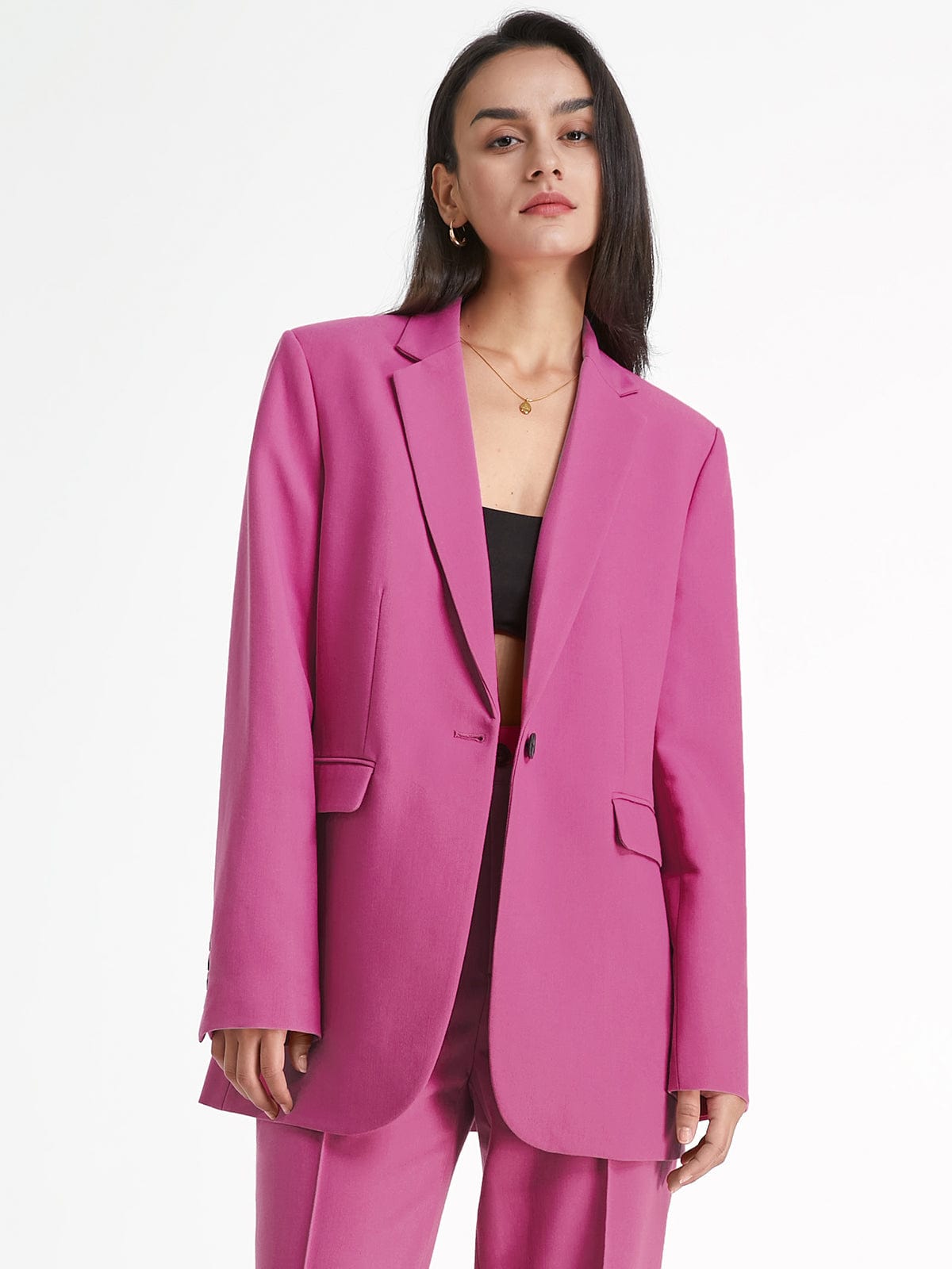 Maja | Schicke Oversized Blazer in Einfarbig