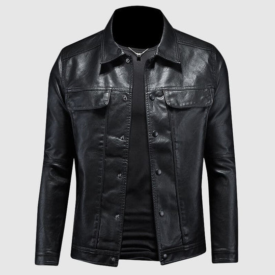 Seluego | Herren Motorrad Lederjacke