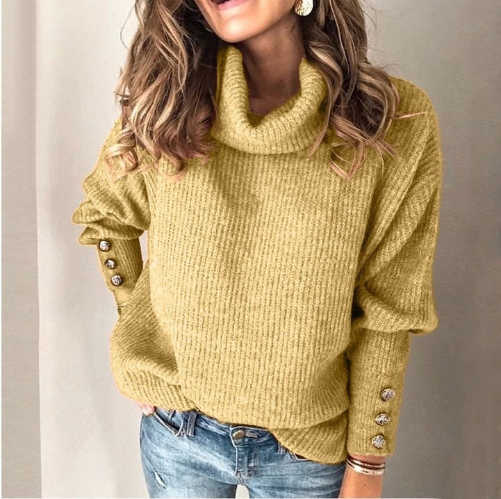 Margaux - Pullover mit hohem Kragen