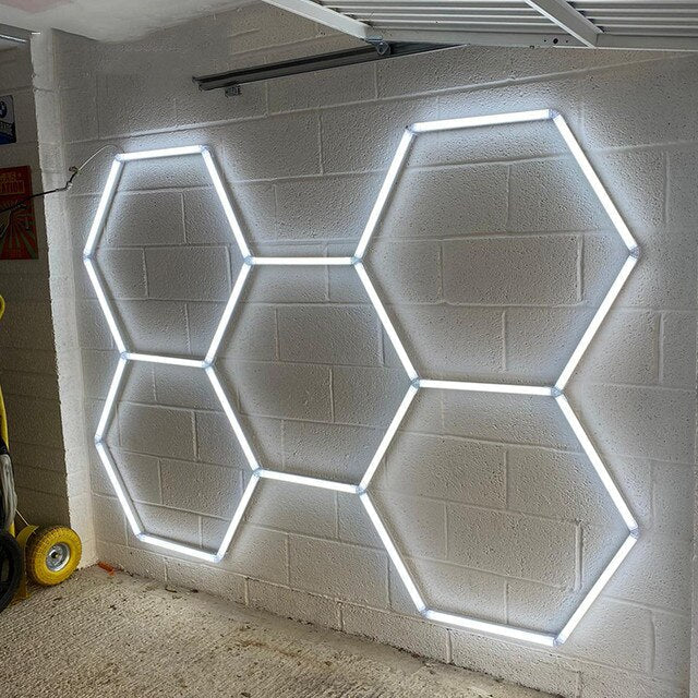 MaxTech | Sechseckige LED-Garagenleuchte | Farbe