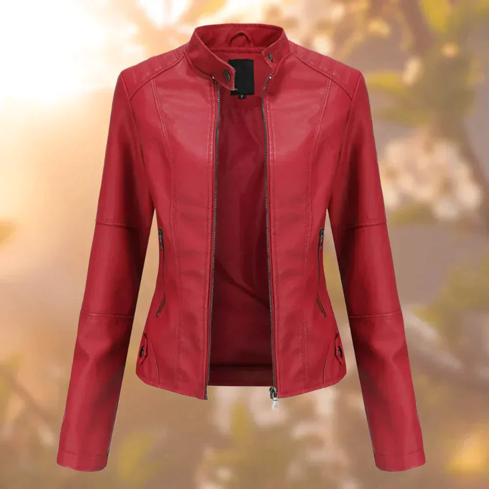 Nathalie - Elegante Lederjacke