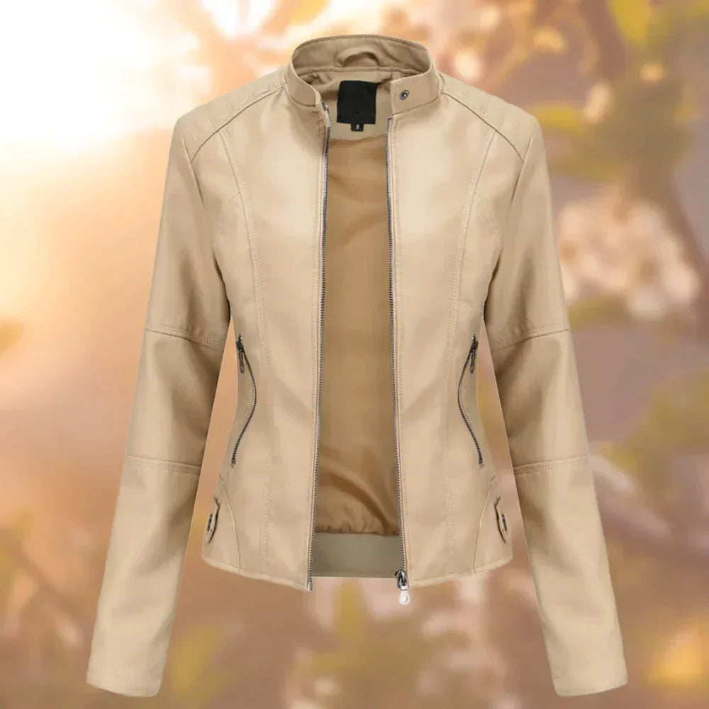 Nathalie - Elegante Lederjacke