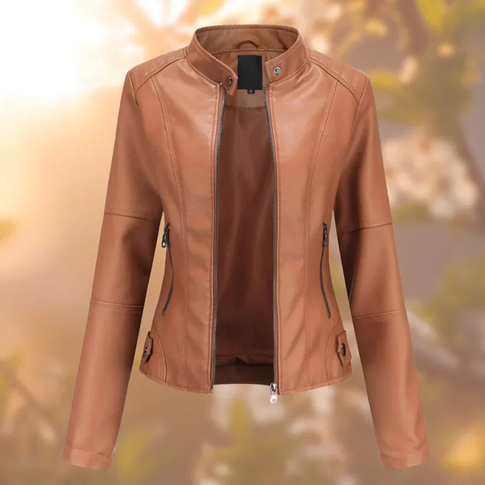 Nathalie - Elegante Lederjacke