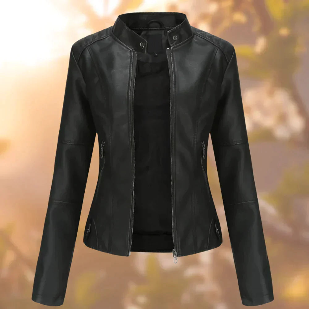 Nathalie - Elegante Lederjacke