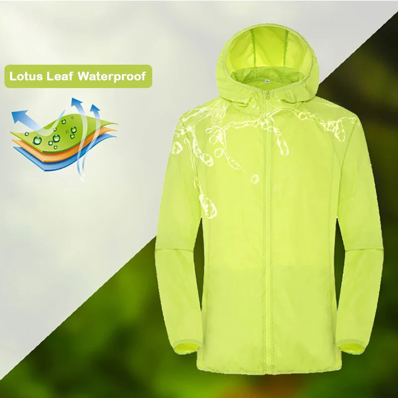 Dakota - Unisex Wasserdichte Camping-Jacke mit Sonnenschutz