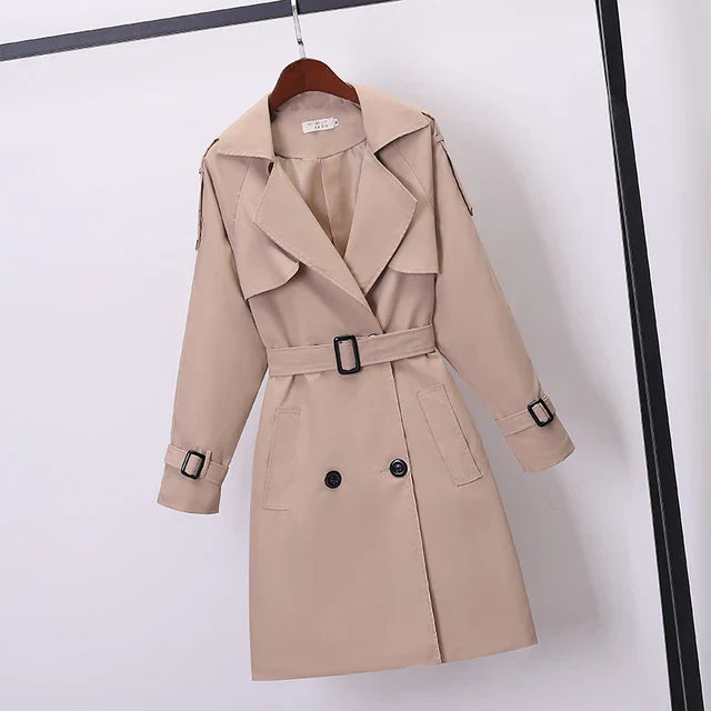 Molly | Eleganter schicker Trenchcoat traf Riem