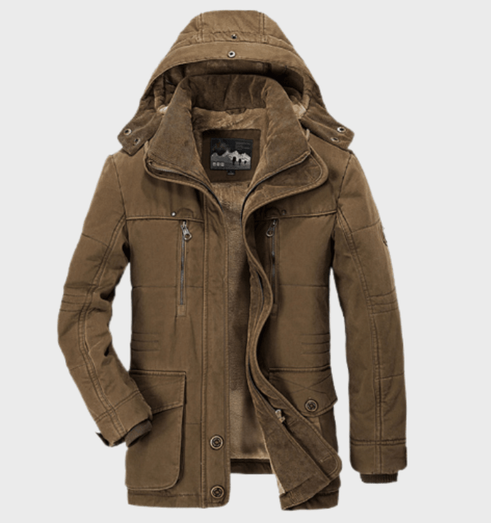 Warme Herren Winterjacke mit Kapuze - Andreas