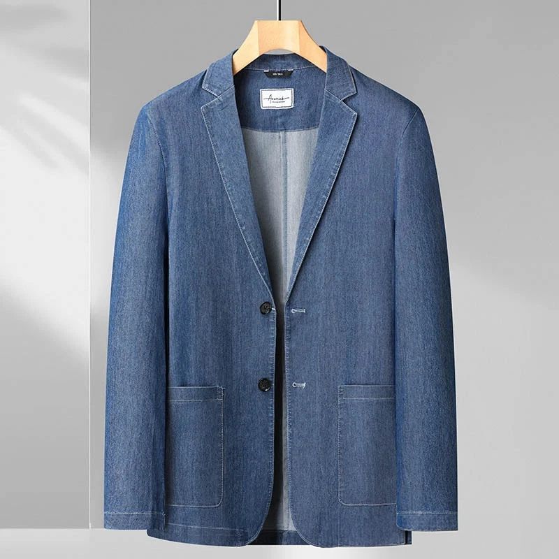 Patrick - Denim-Blazer für Männer in Übergröße