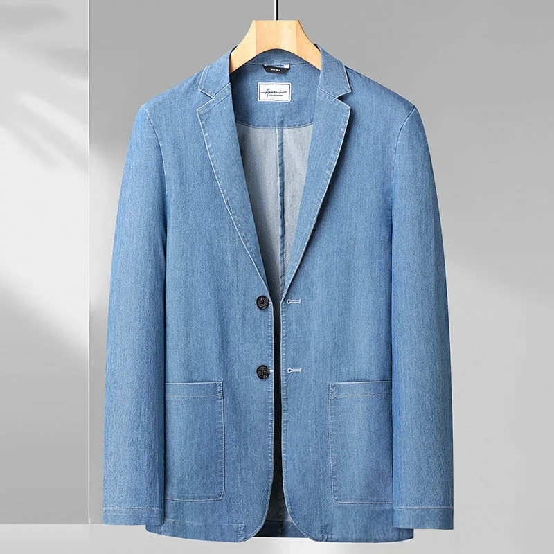 Patrick - Denim-Blazer für Männer in Übergröße