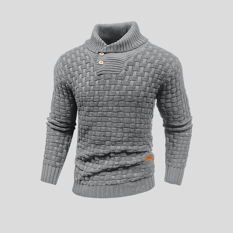 Benjie – Stylischer Thermo-Herbst-Strickpullover für Herren