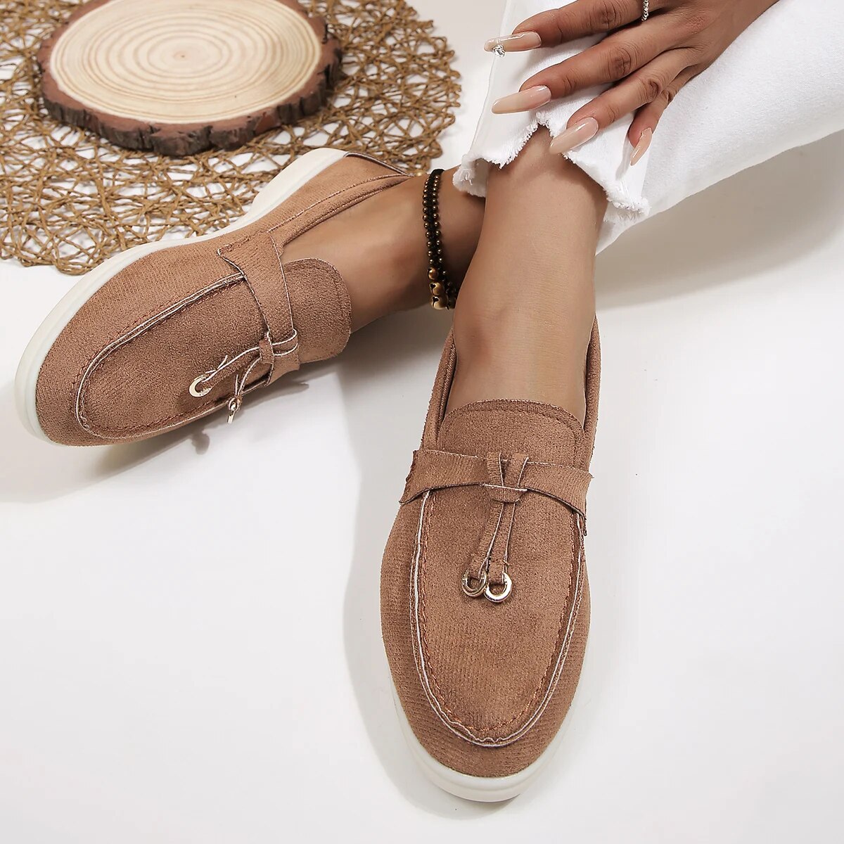 Maria - Wildleder-Loafer