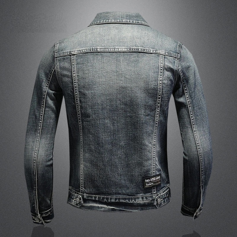 Sean - Stilvolle und Bequeme Denim-Jacke für Männer