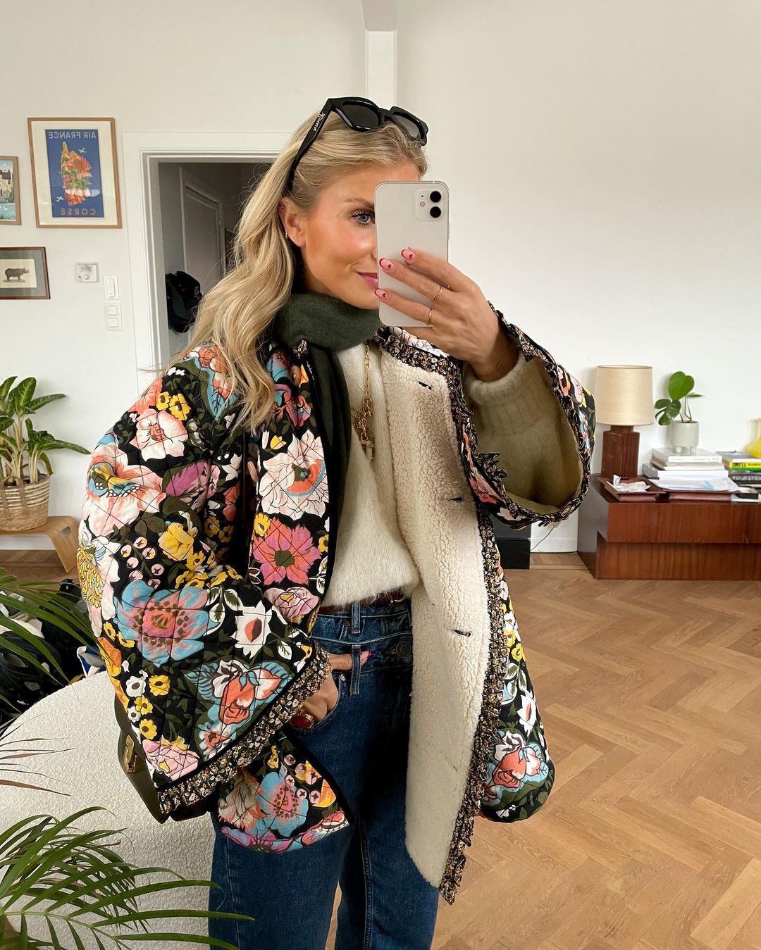 Mildred - Jacke mit Blumendruck