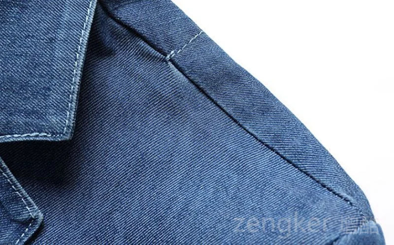 Patrick - Denim-Blazer für Männer in Übergröße