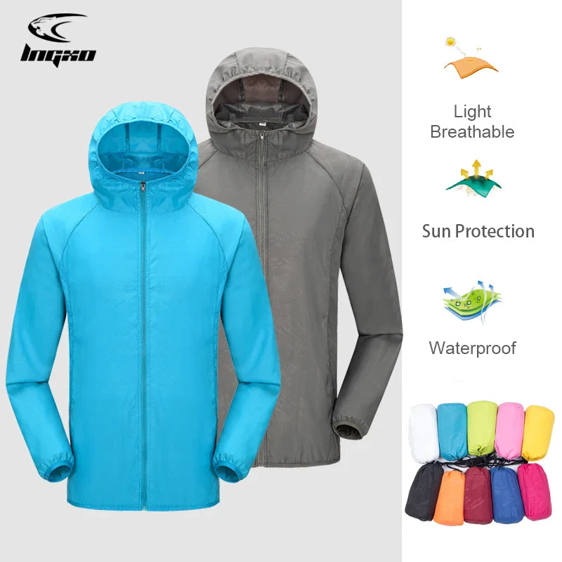 Dakota - Unisex Wasserdichte Camping-Jacke mit Sonnenschutz