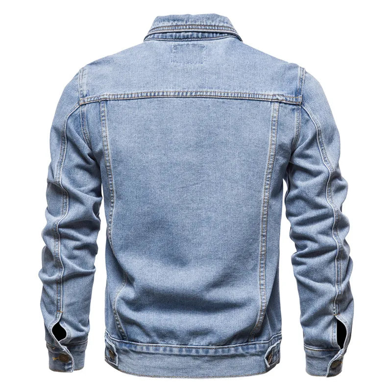 Logan - Vintage Slim Fit Jeansjacke Für Herren