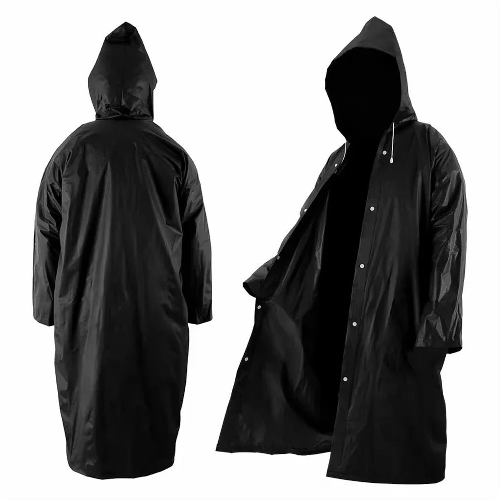 Skyler – Unisex Dicke Regenjacke Schwarz