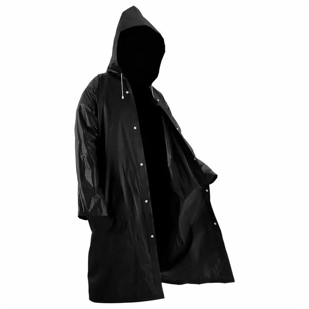 Skyler – Unisex Dicke Regenjacke Schwarz