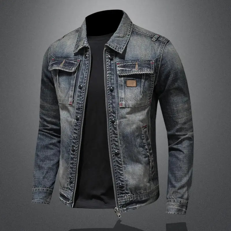 Jon – Stilvolle Herbst-Vintage-Denimjacke für Herren