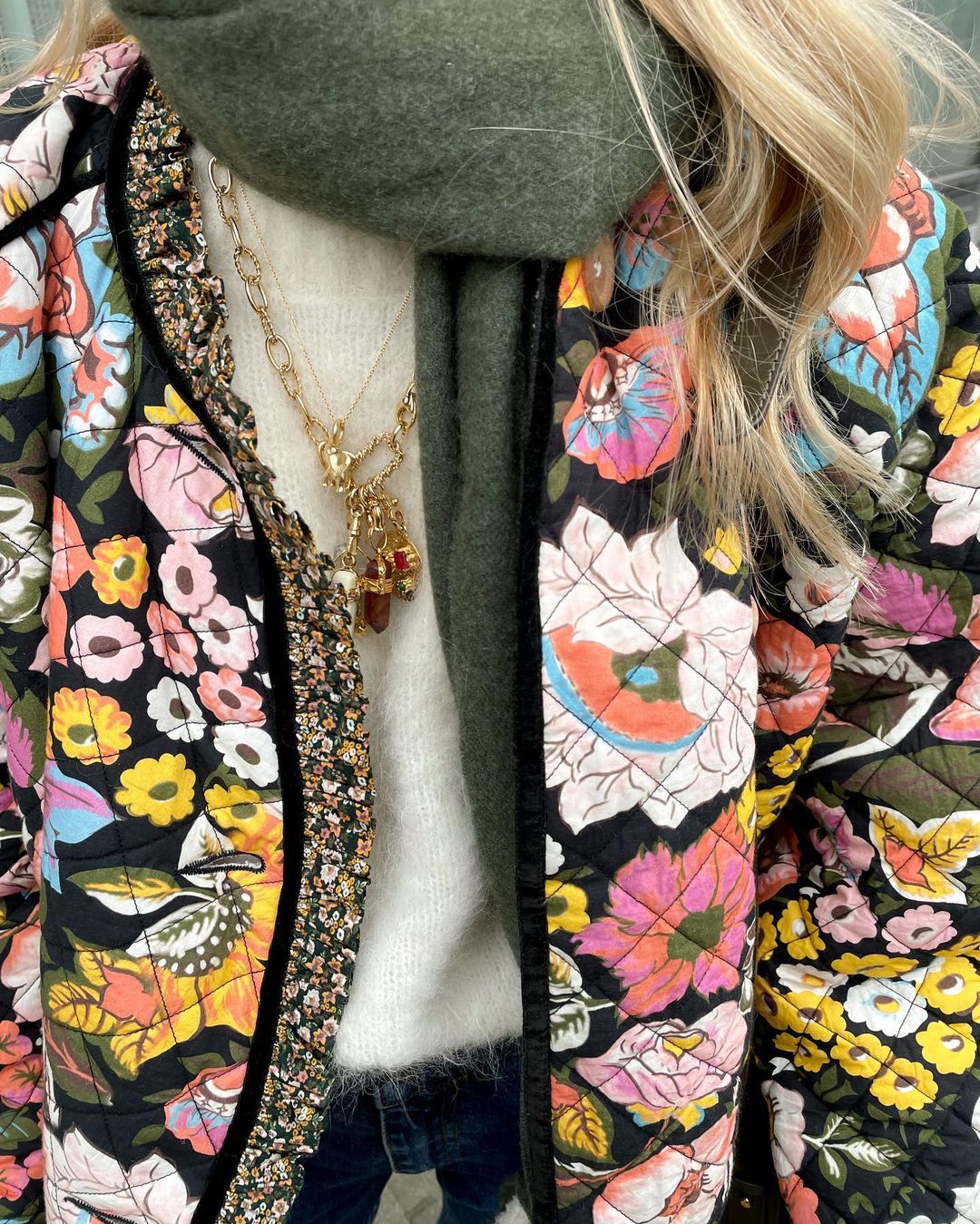 Mildred - Jacke mit Blumendruck