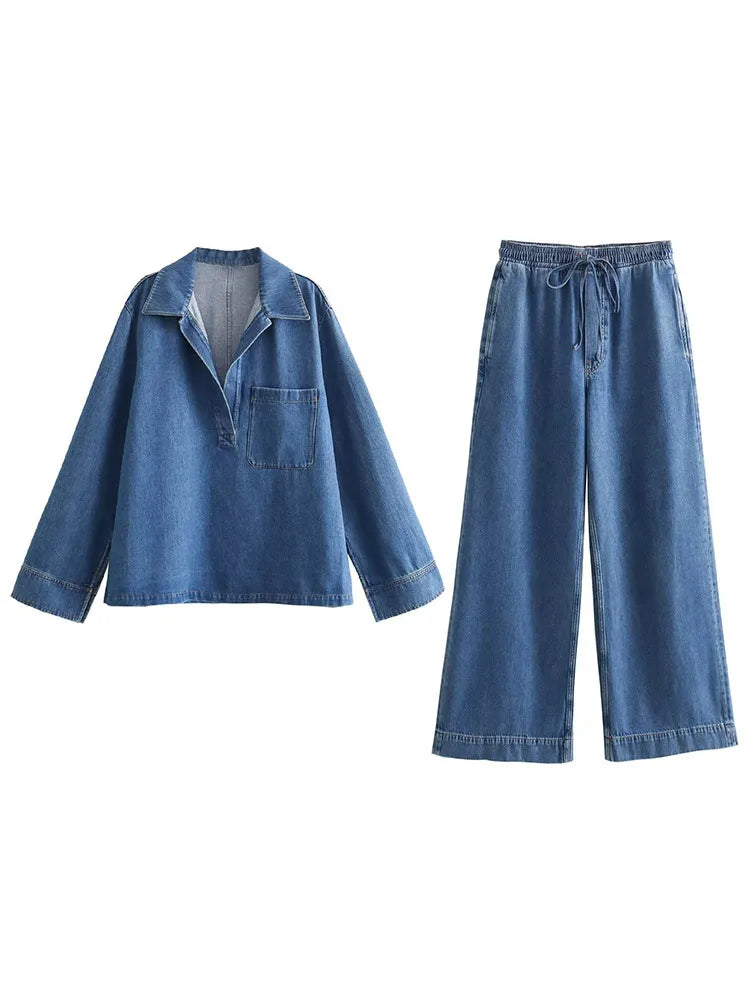 Maritta-Denim-Set für Damen