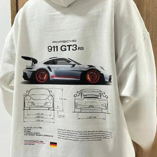 Vanessa - Oversized Racing Hoodie für Herbst und Winter für Damen