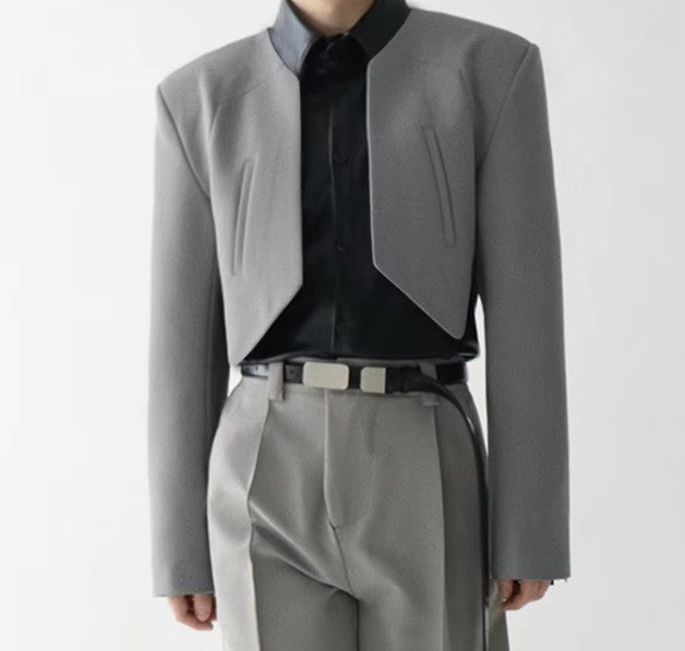 Thomas - Stilvoller Cropped Blazer für Männer