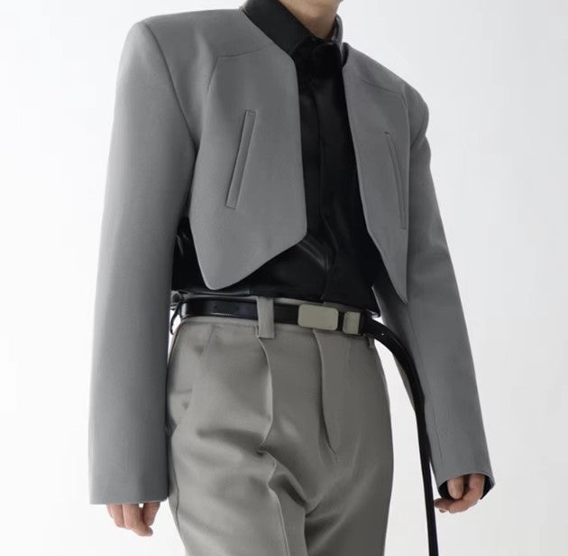 Thomas - Stilvoller Cropped Blazer für Männer